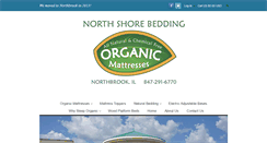 Desktop Screenshot of northshorebedding.com