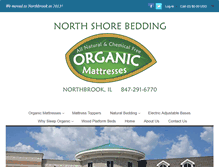 Tablet Screenshot of northshorebedding.com